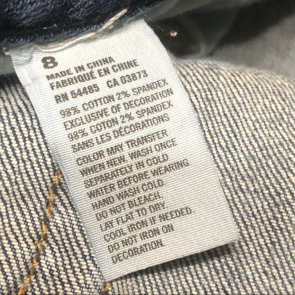 American Eagle Jean Shorts, Sz 8 - Picture 4 of 4